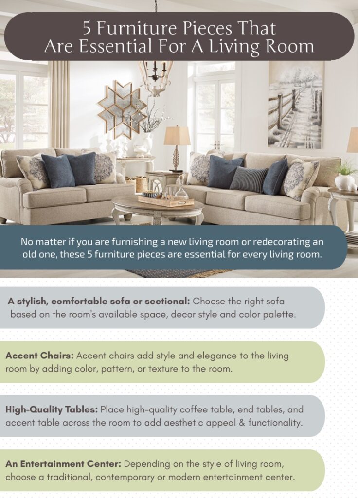5 Furniture Pieces Essential For A Living Room killeenfurniture